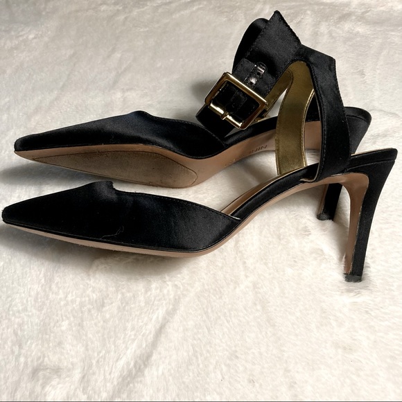 Nine West Black Satin Heels - Picture 9 of 15
